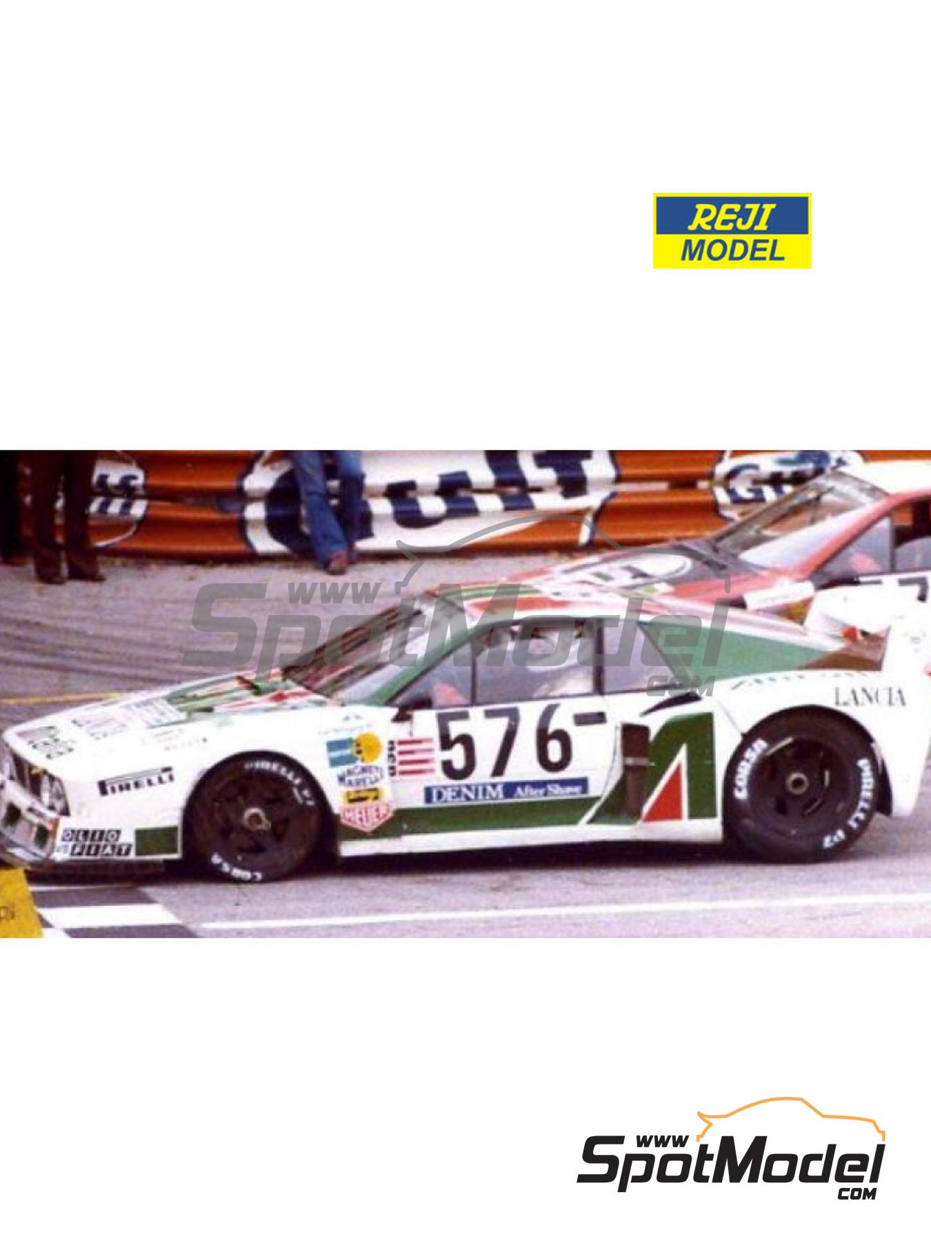 Reji Model 423: Marking / livery 1/24 scale - Lancia Beta